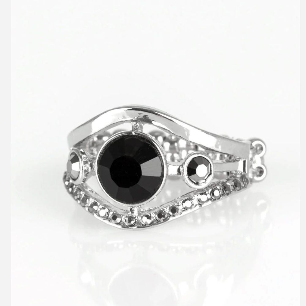 Black Silver Ring